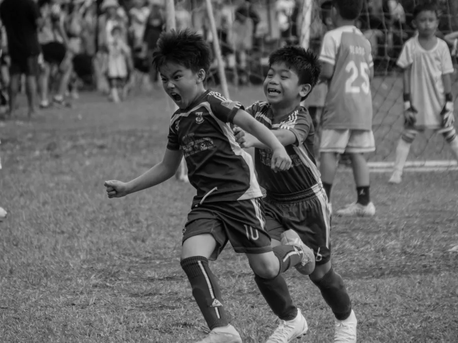 Séance d'entraînement des plus jeunes